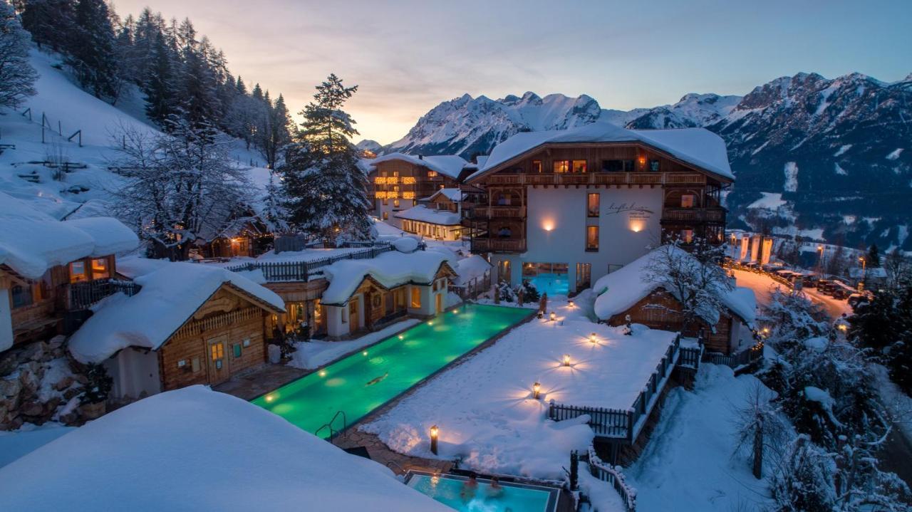 Natur- Und Wellnesshotel Hoflehner Haus im Ennstal Buitenkant foto