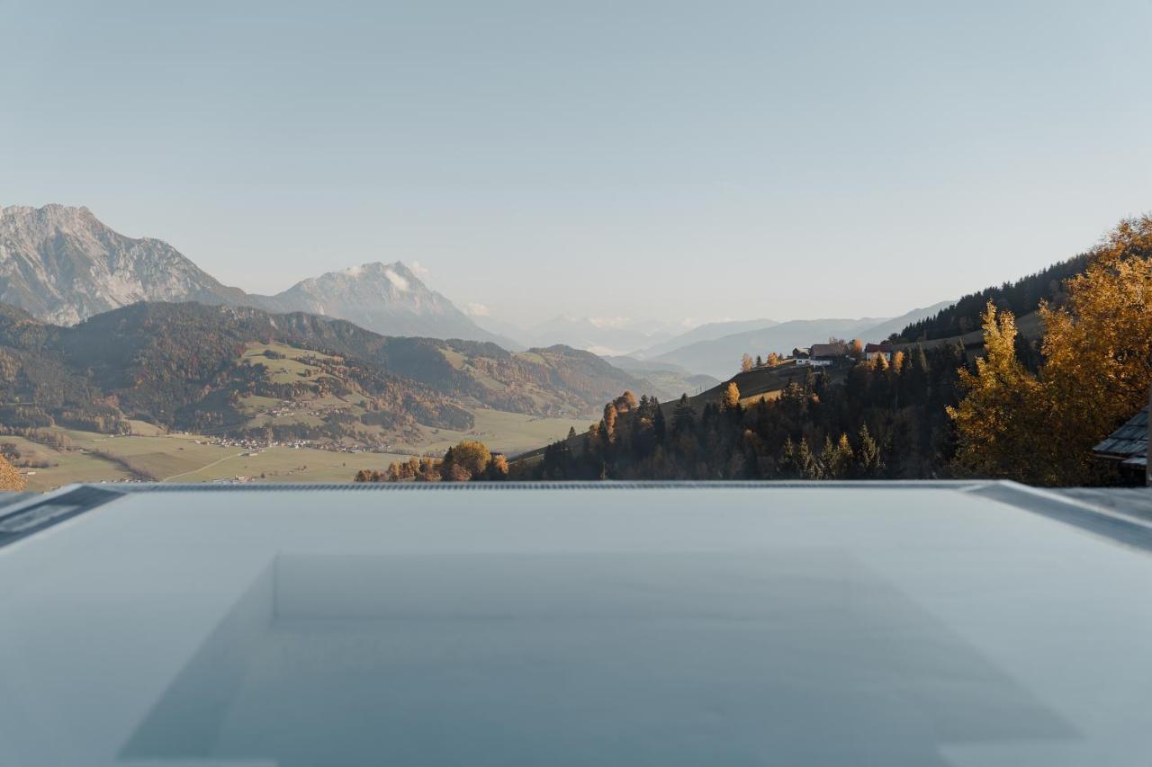 Natur- Und Wellnesshotel Hoflehner Haus im Ennstal Buitenkant foto