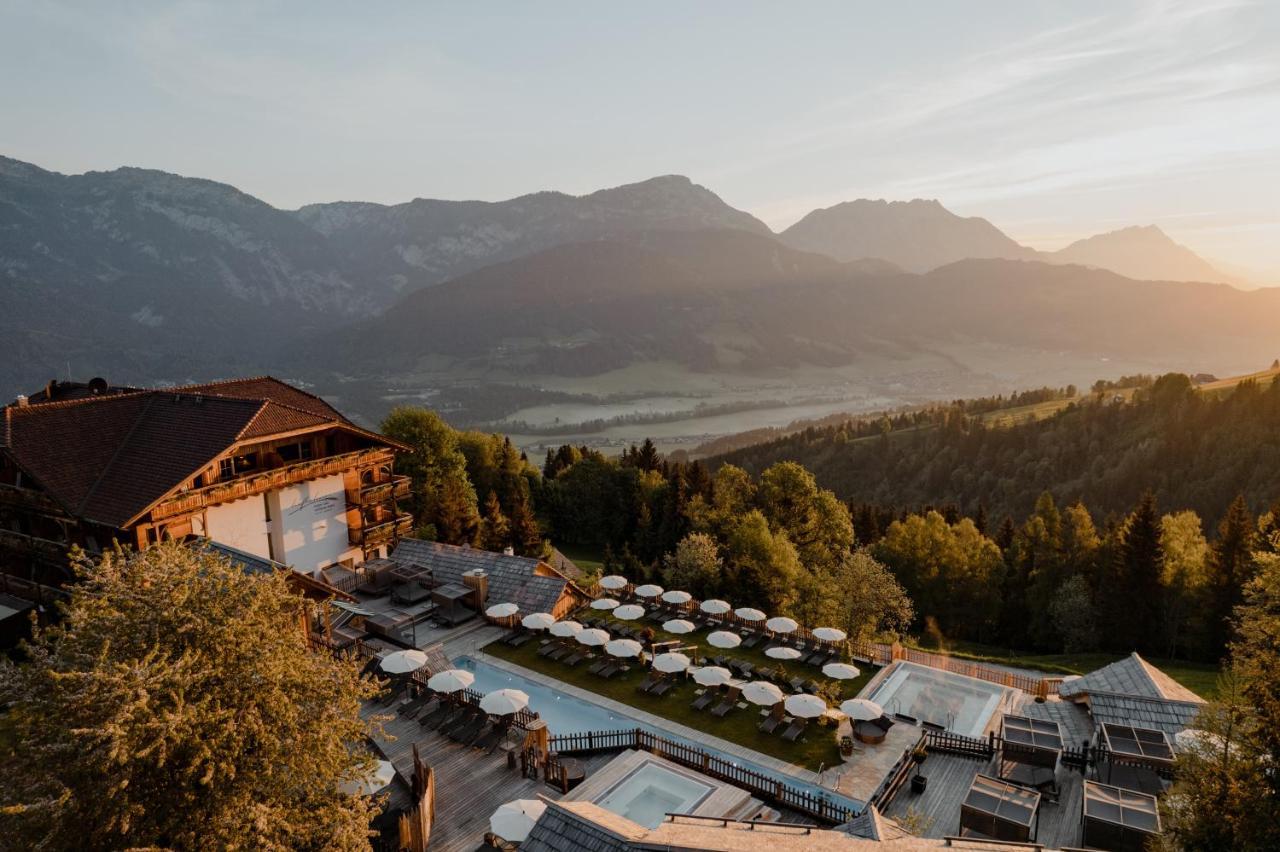 Natur- Und Wellnesshotel Hoflehner Haus im Ennstal Buitenkant foto