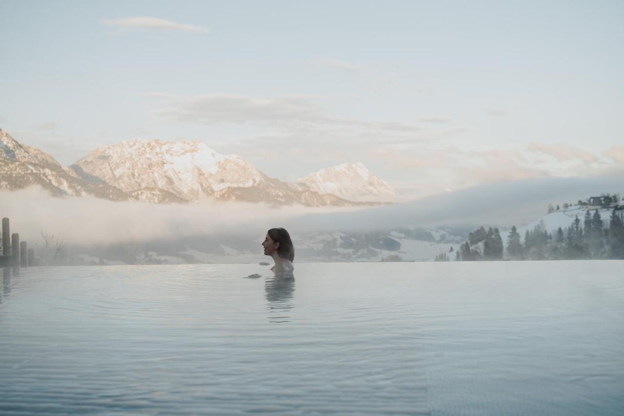 Natur- Und Wellnesshotel Hoflehner Haus im Ennstal Buitenkant foto